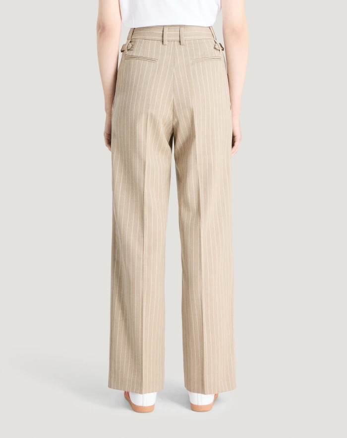 Pantaloni Torino Pantaloni Isabel in lana mouliné Nuovo