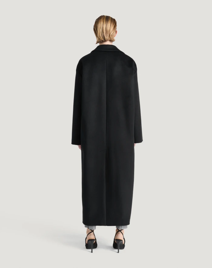 Pantaloni Torino Cappotto in drap di lana e cachemire Qualità
