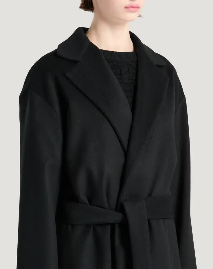 Pantaloni Torino Cappotto in drap di lana e cachemire Qualità