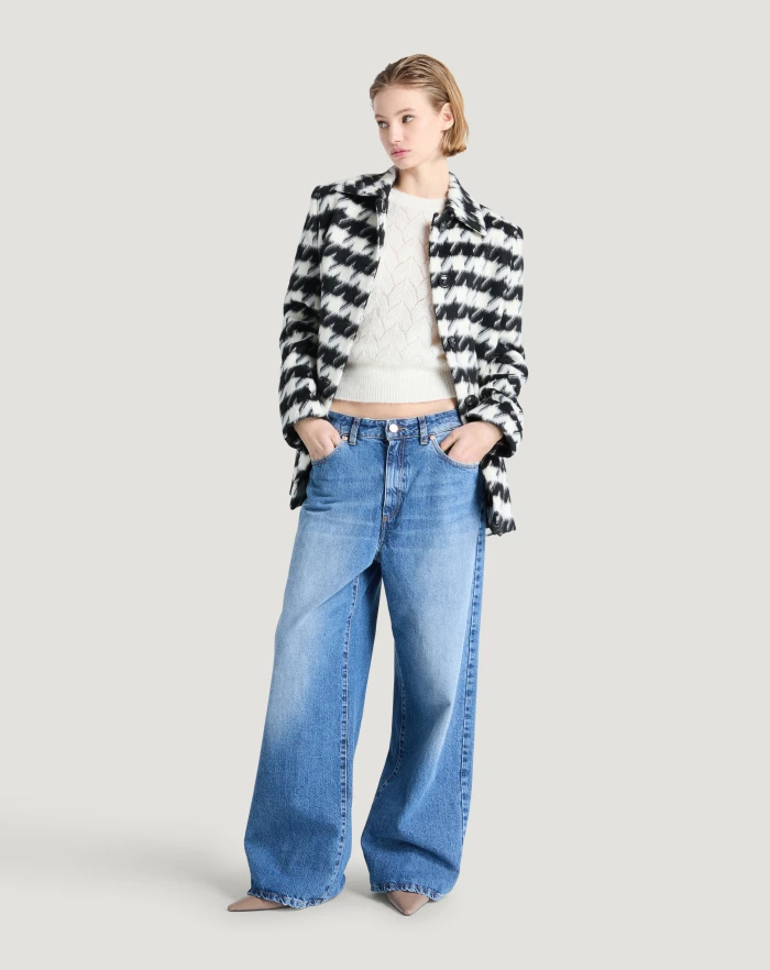 Pantaloni Torino Maglia in mohair e lana Promozione