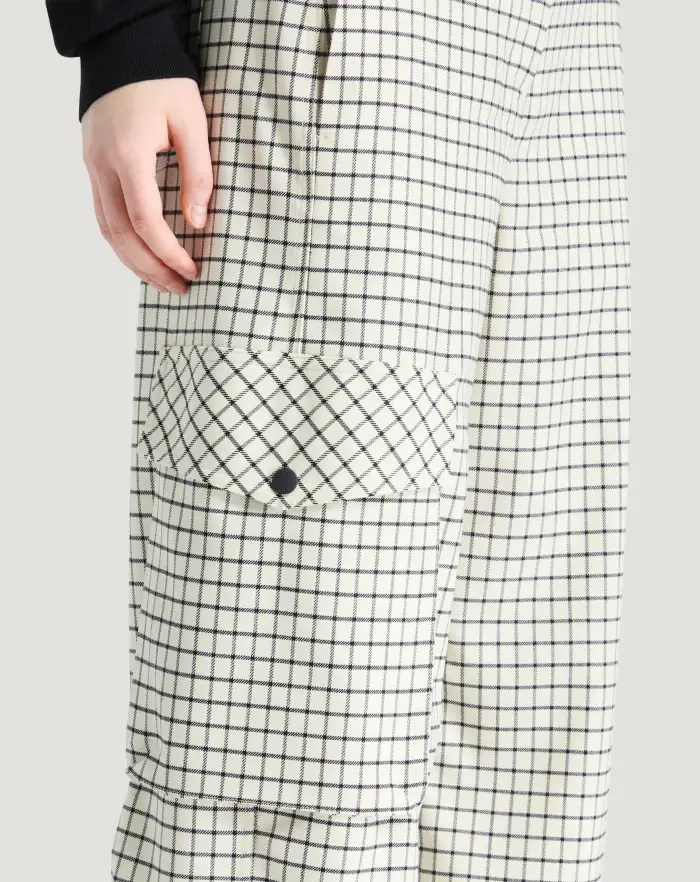 Pantaloni Torino Pantaloni Giselle in lana stretch check Qualità Garantita