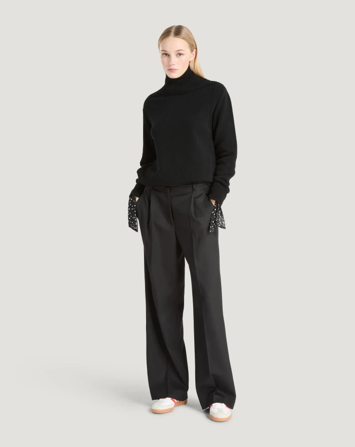 Pantaloni Torino Pantaloni Isabel in lana stretch Consegna Veloce