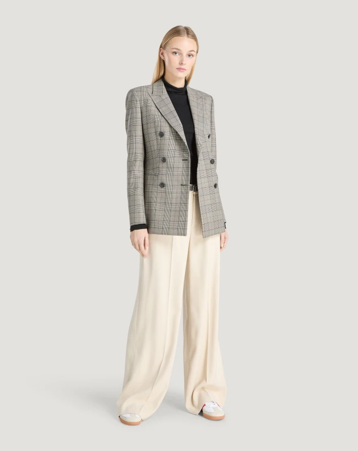Pantaloni Torino Blazer in lana check Promozione Limitata