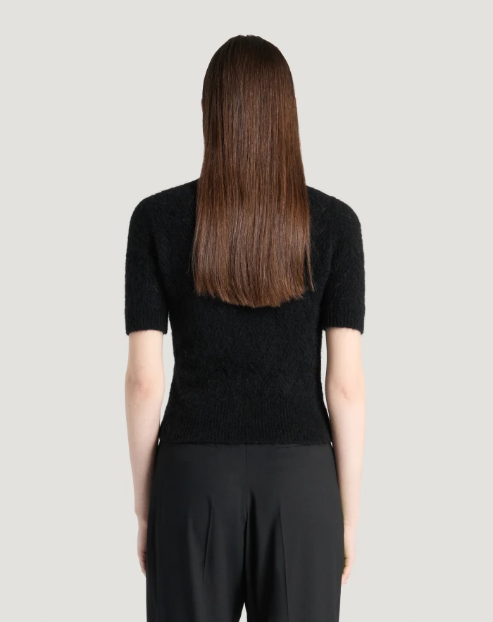 Pantaloni Torino Maglia in mohair e lana Shopping Online