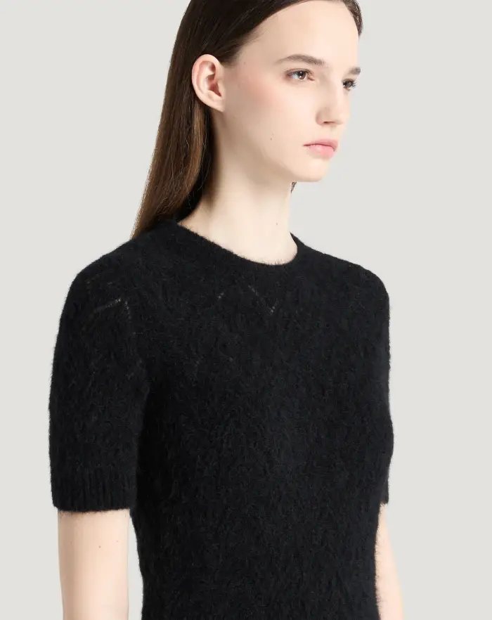 Pantaloni Torino Maglia in mohair e lana Shopping Online