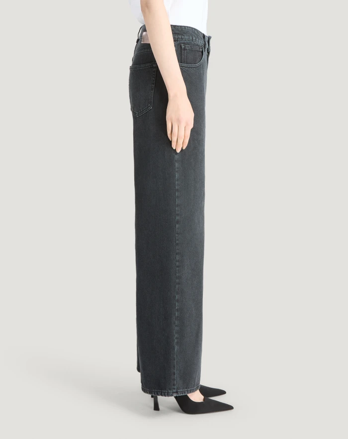 Pantaloni Torino Jeans Miley in black denim Affare Del Giorno