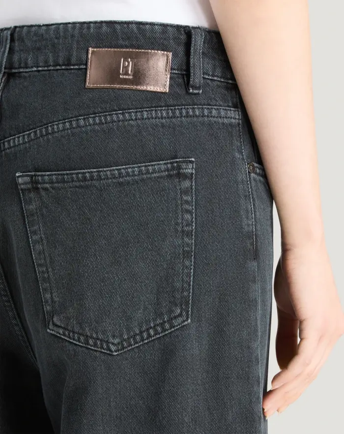 Pantaloni Torino Jeans Miley in black denim Affare Del Giorno