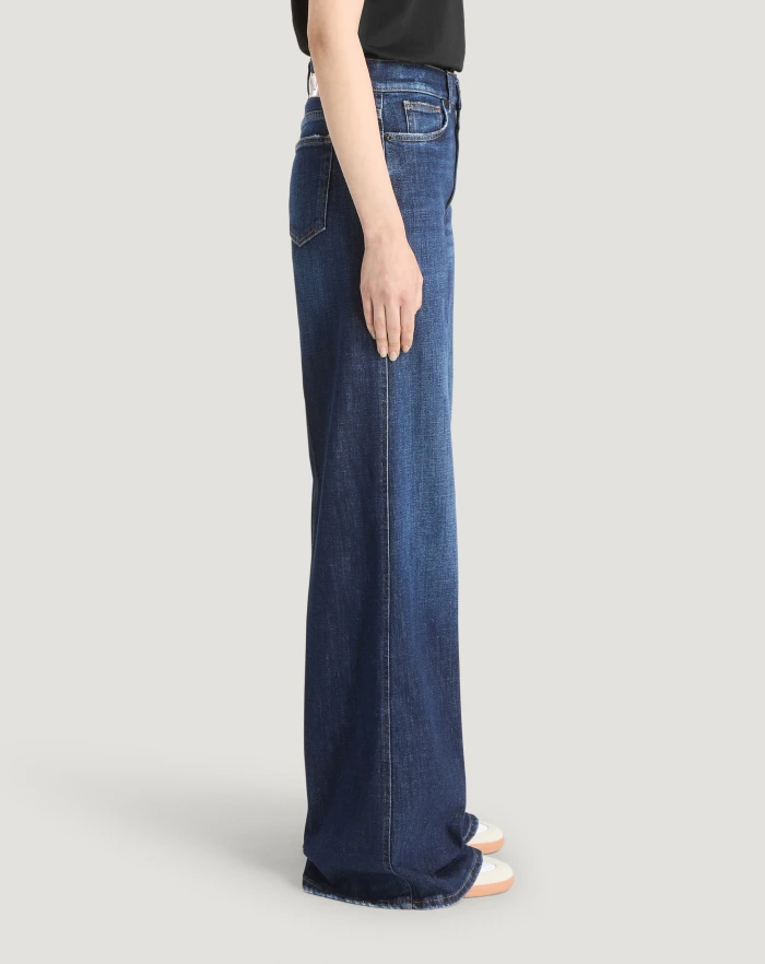 Pantaloni Torino Jeans Cyndi in denim loose Prezzo Ridotto