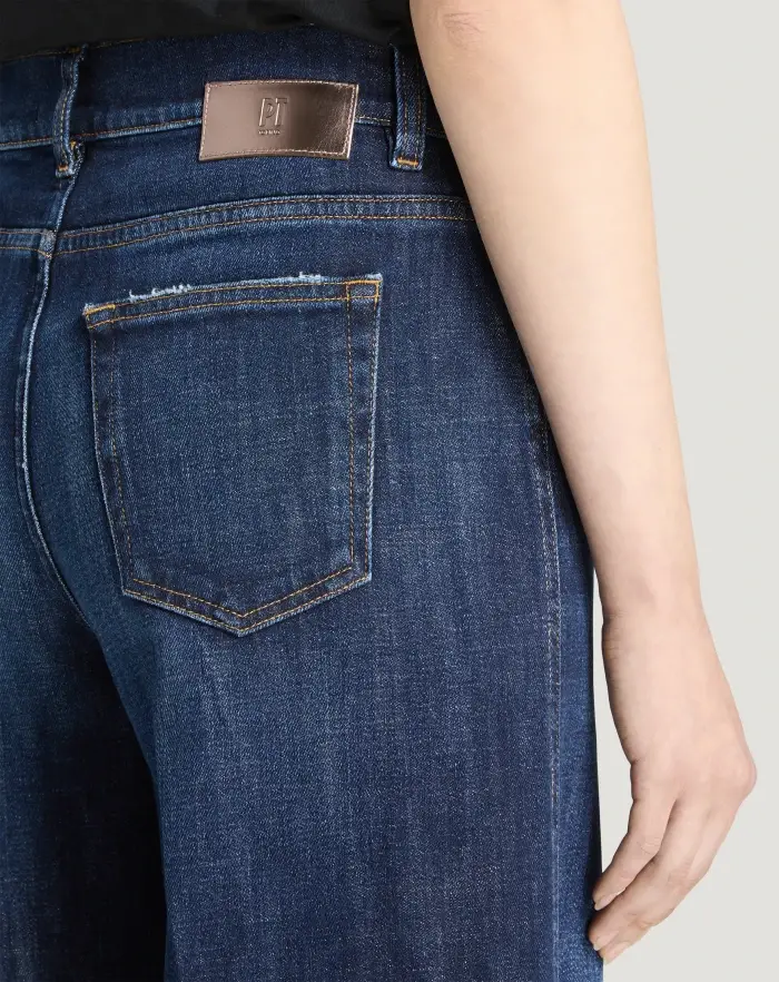 Pantaloni Torino Jeans Cyndi in denim loose Prezzo Ridotto