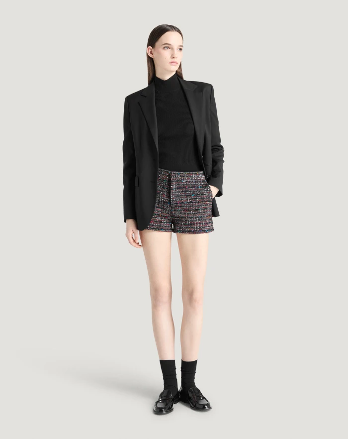 Pantaloni Torino Shorts Julie in tweed multicolor Online