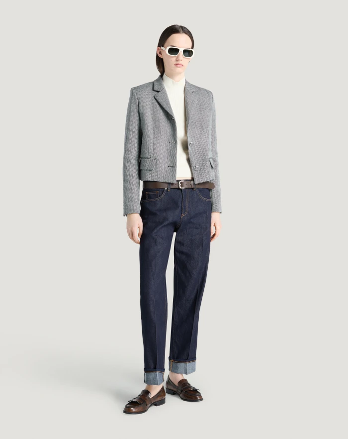 Pantaloni Torino Jeans Tina in denim supersoft Outlet