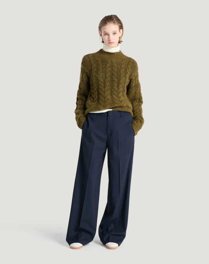 Pantaloni Torino Pantaloni Lorenza in lana Vendita Economica