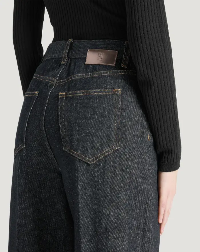 Pantaloni Torino Jeans Cyndi in black denim I Più Venduti