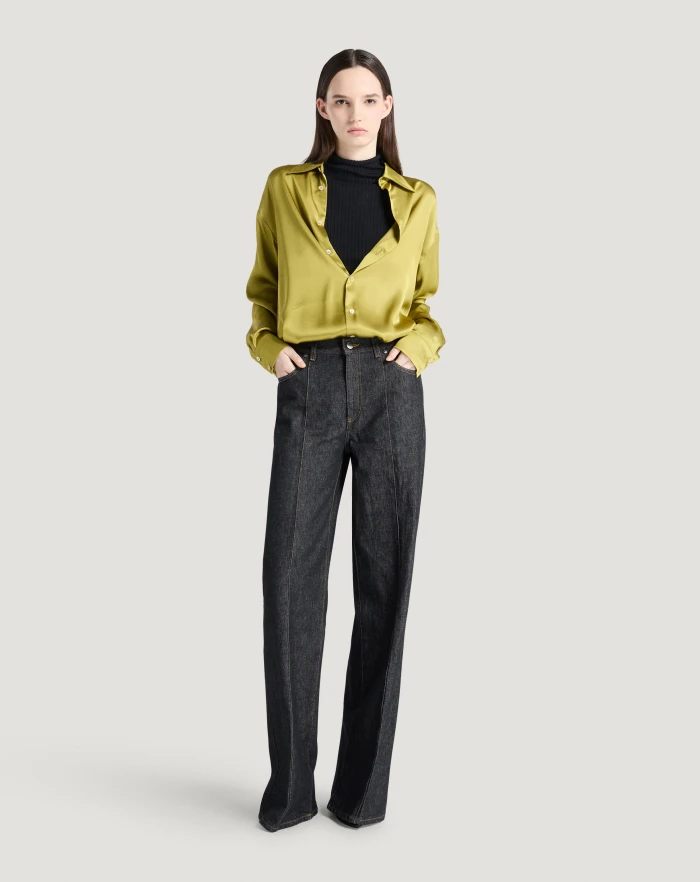 Pantaloni Torino Jeans Cyndi in black denim I Più Venduti