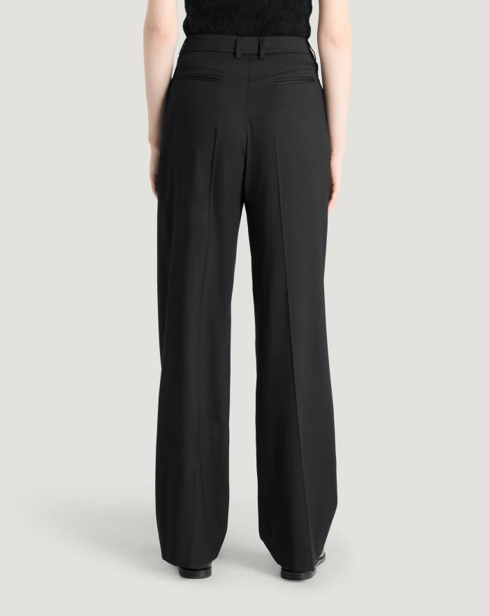 Pantaloni Torino Pantaloni Vivian in twill di lana fluida Moda