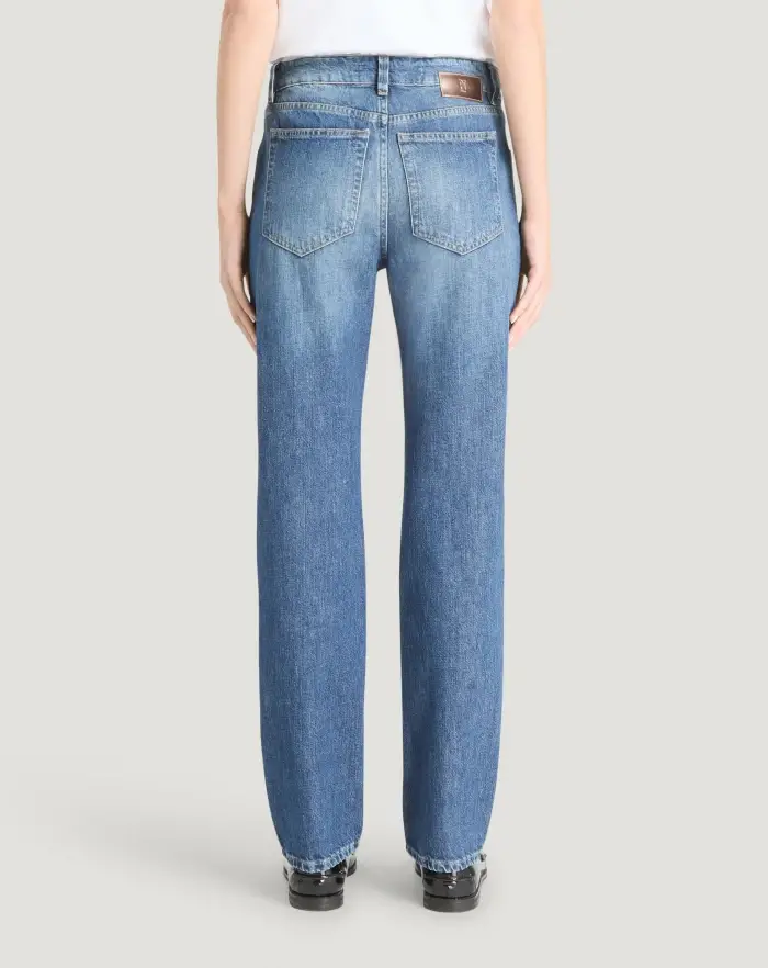 Pantaloni Torino Jeans Alanis in denim di cotone Italia