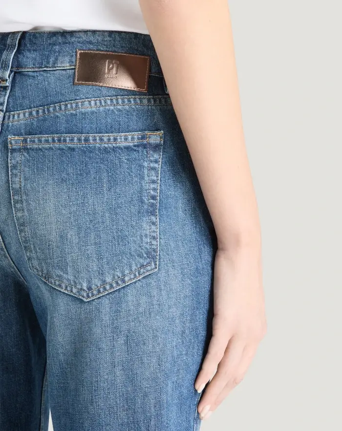 Pantaloni Torino Jeans Alanis in denim di cotone Italia