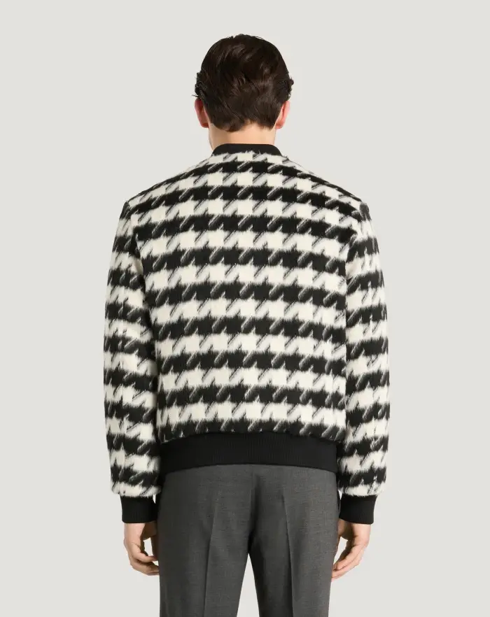 Pantaloni Torino Bomber in velour pied-de-poule Vendita