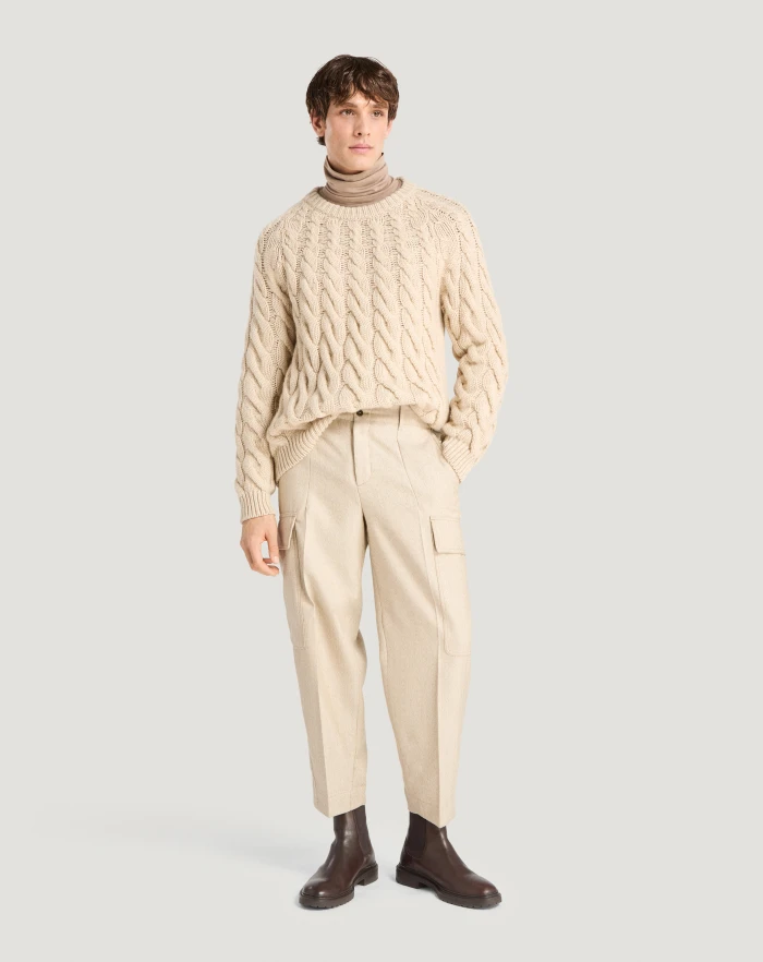 Pantaloni Torino Maglia in jersey di cotone e seta Acquista Ora