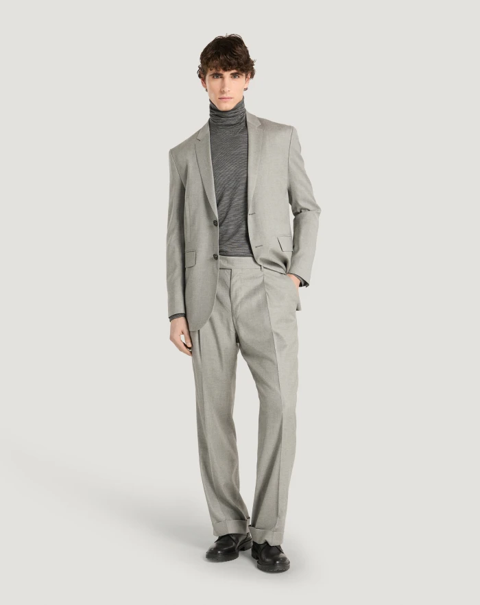 Pantaloni Torino Pantaloni Quindici in twill di lana fluida Promozione Limitata