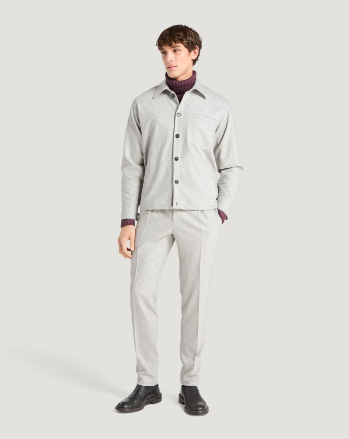 Pantaloni Torino Maglia dolcevita in lana e cachemire Sottocosto