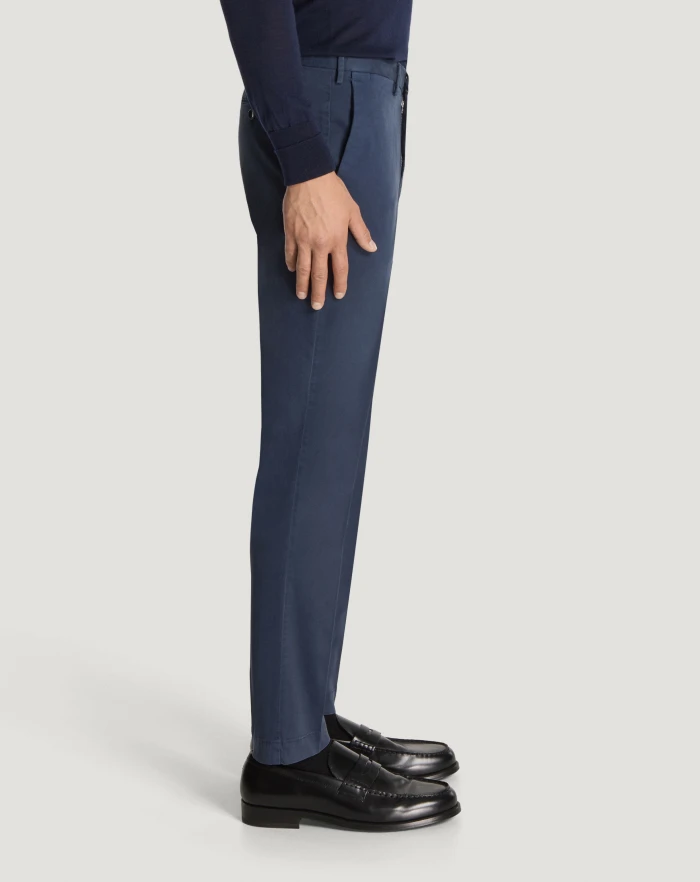 Pantaloni Torino Pantaloni Skinny in cotone batavia Presa