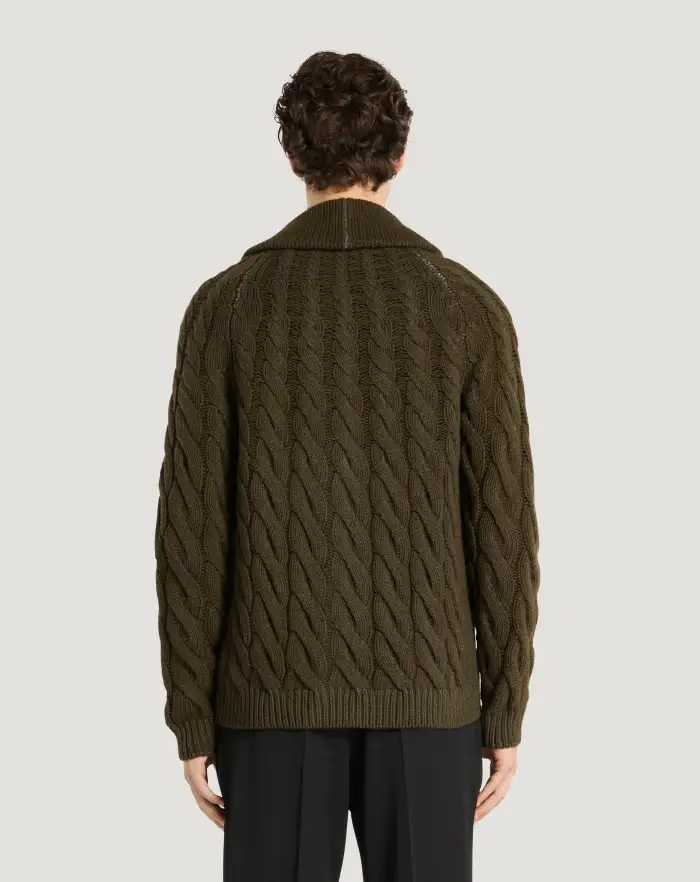 Pantaloni Torino Cardigan in lana e cachemire Economico