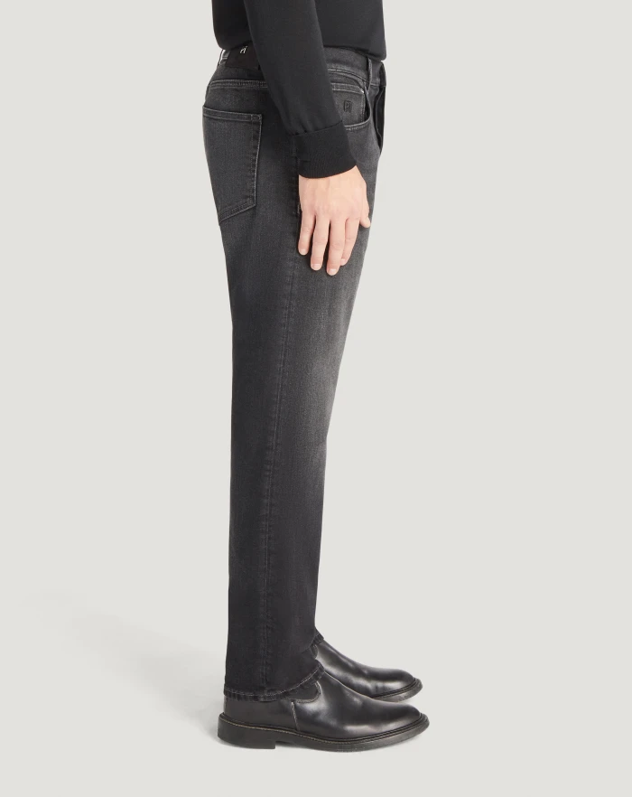Pantaloni Torino Jeans Breakbeat in black denim double Latest stili