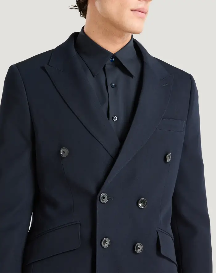 Pantaloni Torino Blazer in lana granité Vendita Economica