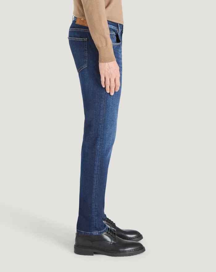 Pantaloni Torino Jeans Swing in denim di cotone stretch In Saldo