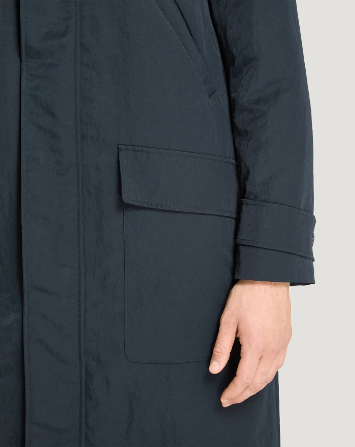 Pantaloni Torino Parka con cappuccio in nylon Nuova