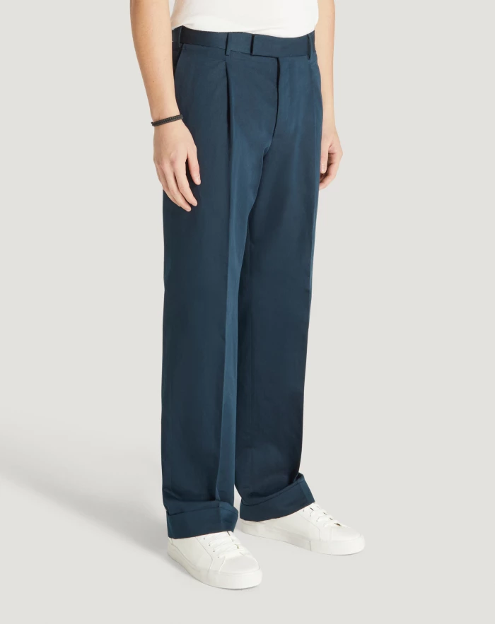 Pantaloni Torino Pantaloni Quindici in cotone e lino Promozione Limitata