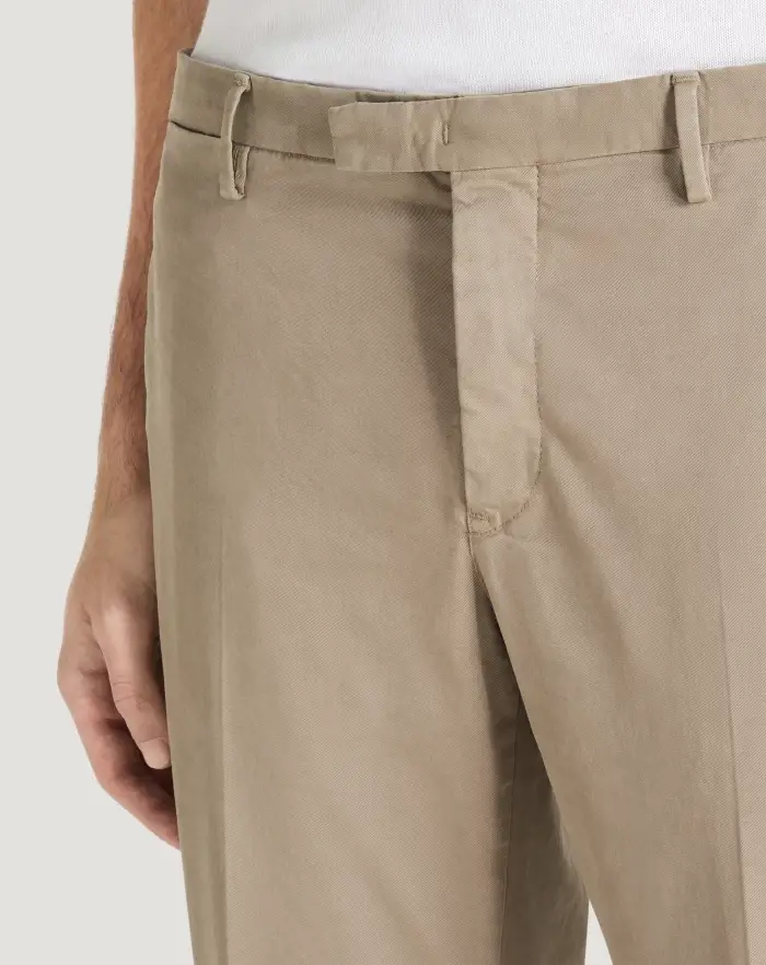 Pantaloni Torino Pantaloni Skinny in cotone batavia Presa