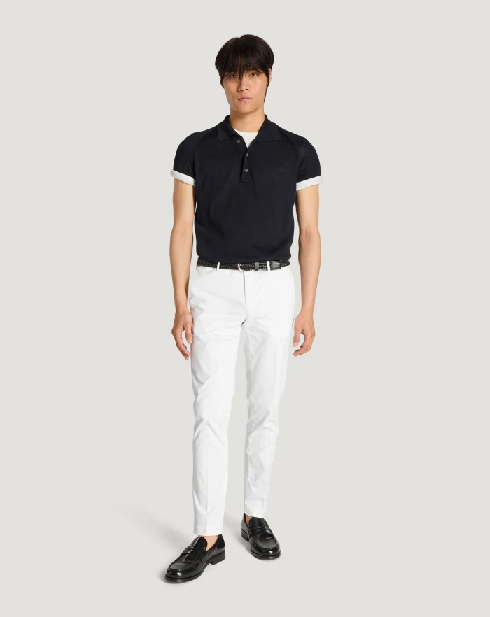 Pantaloni Torino Pantaloni Skinny in gabardina stretch Sconto