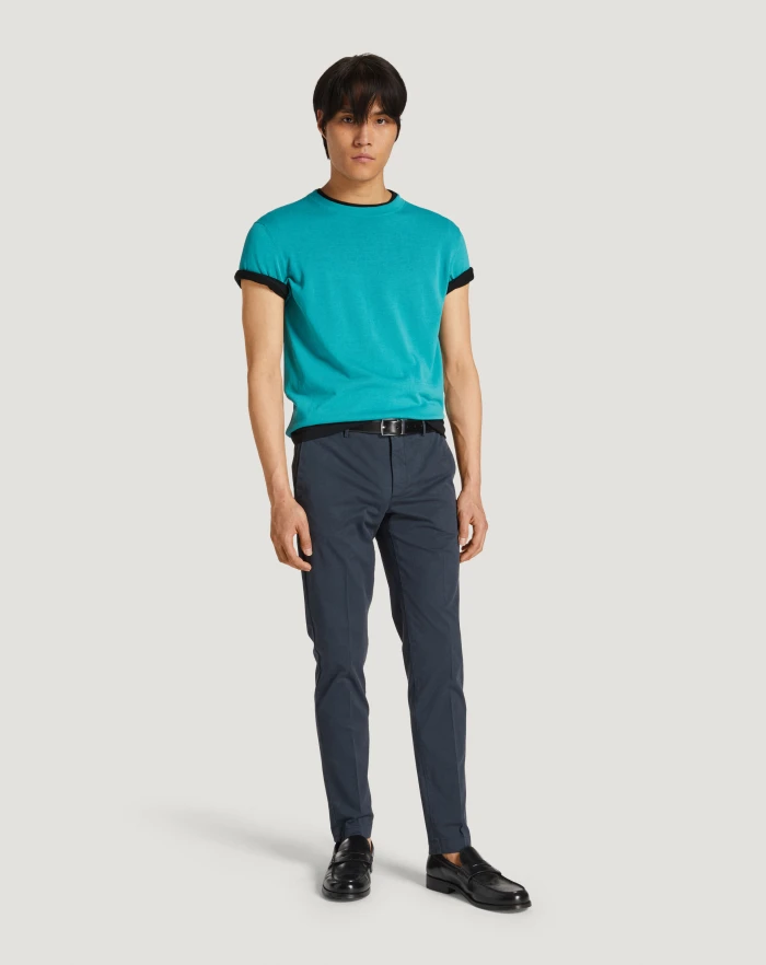 Pantaloni Torino Pantaloni Skinny in gabardina stretch Offerta