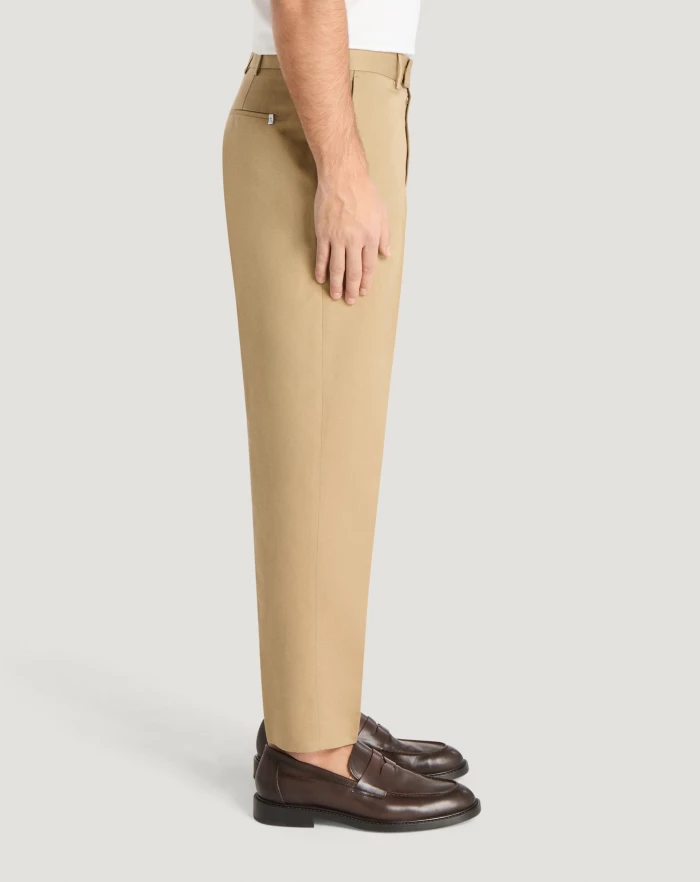 Pantaloni Torino Pantaloni Rebel in gabardina di cotone e lino Economico