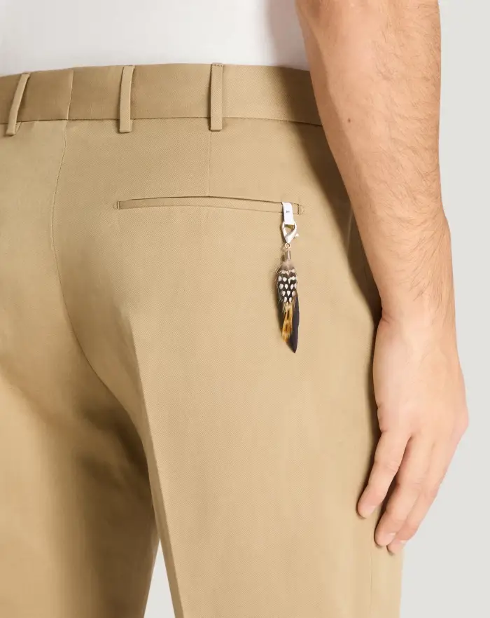 Pantaloni Torino Pantaloni Rebel in gabardina di cotone e lino Economico