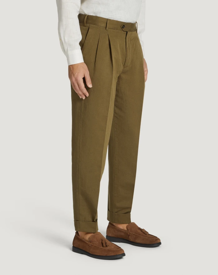 Pantaloni Torino Pantaloni The Reporter in gabardina Saldi Di Fabbrica