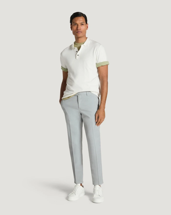 Pantaloni Torino Pantaloni Slim in gabardina stretch Nuova