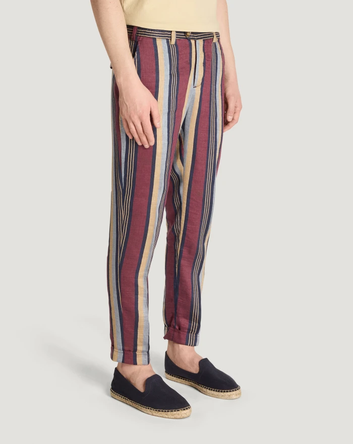 Pantaloni Torino Pantaloni The Rebel in lino fluido Moda
