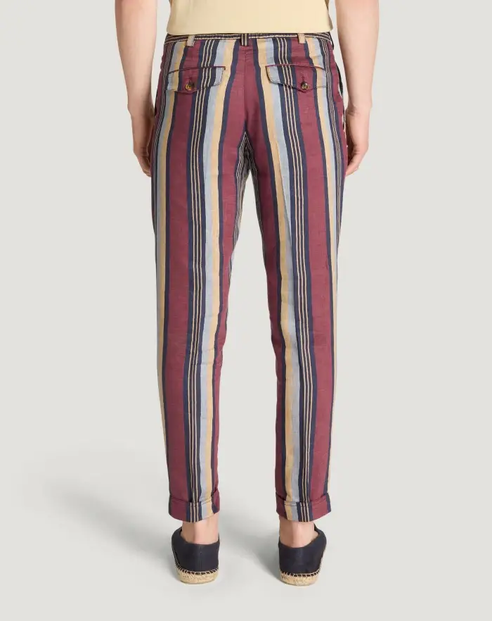 Pantaloni Torino Pantaloni The Rebel in lino fluido Moda