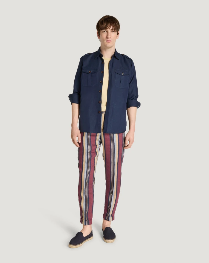 Pantaloni Torino Pantaloni The Rebel in lino fluido Moda