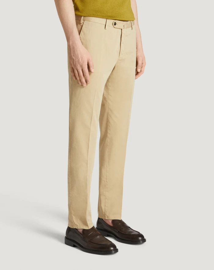 Pantaloni Torino Pantaloni Slim in silkochino Acquista Ora
