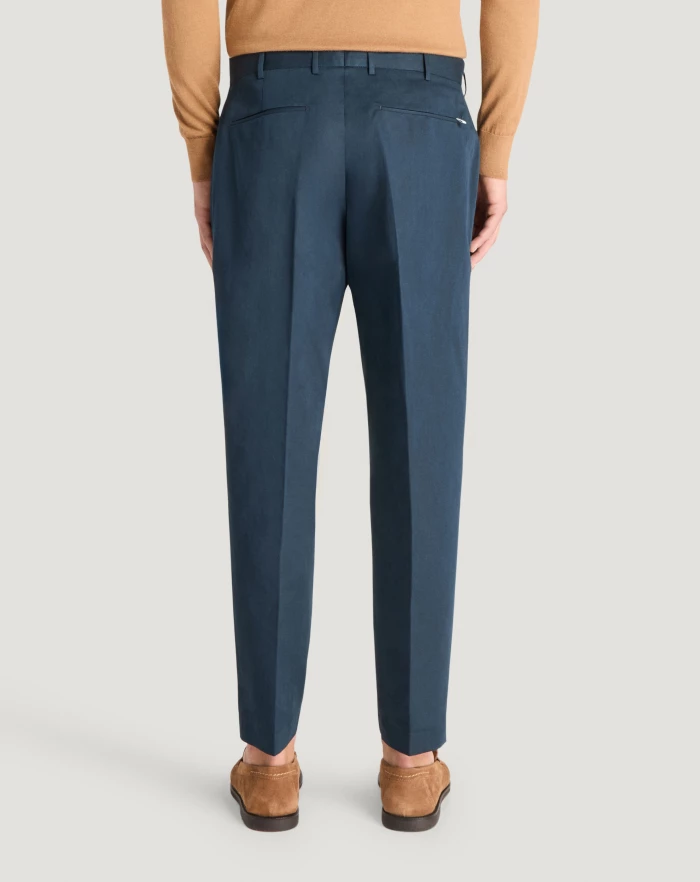 Pantaloni Torino Pantaloni Rebel in gabardina di cotone e lino Presa