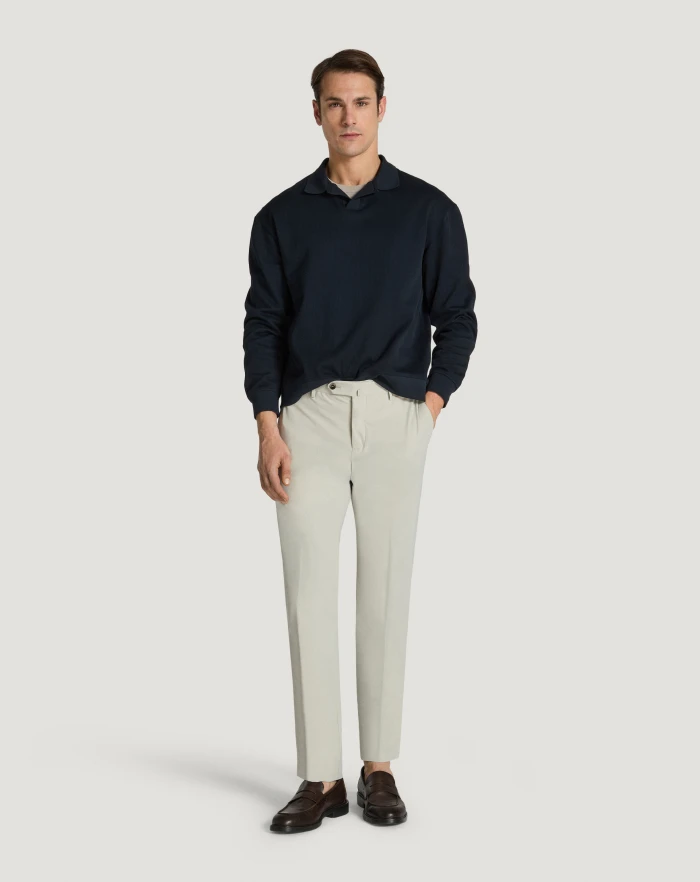 Pantaloni Torino Pantaloni Slim in tessuto organico stretch Offerta