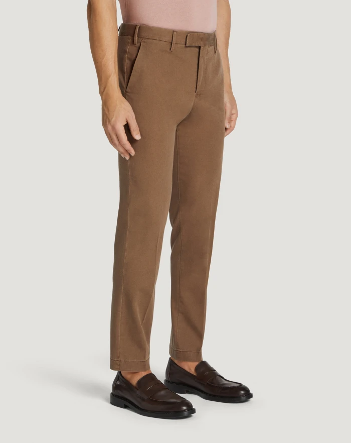 Pantaloni Torino Pantaloni Master in cotone stretch délavé Vendita Calda