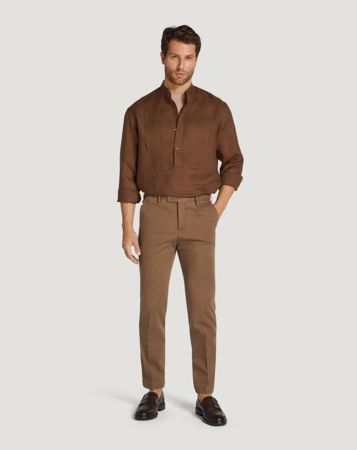 Pantaloni Torino Pantaloni Master in cotone stretch délavé Vendita Calda