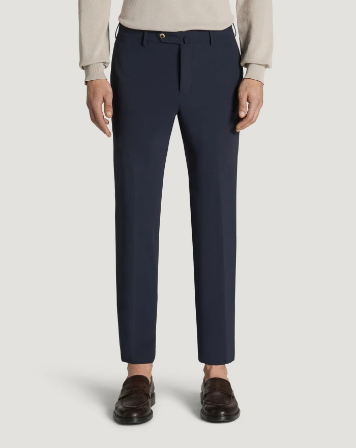 Pantaloni Torino Pantaloni Slim in tessuto organico stretch Vendita Economica