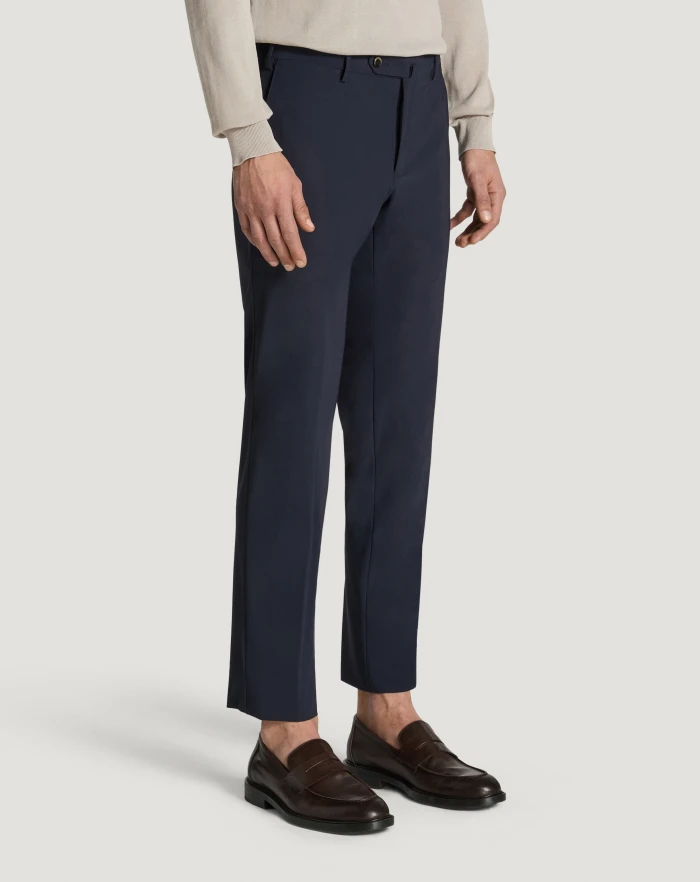 Pantaloni Torino Pantaloni Slim in tessuto organico stretch Vendita Economica