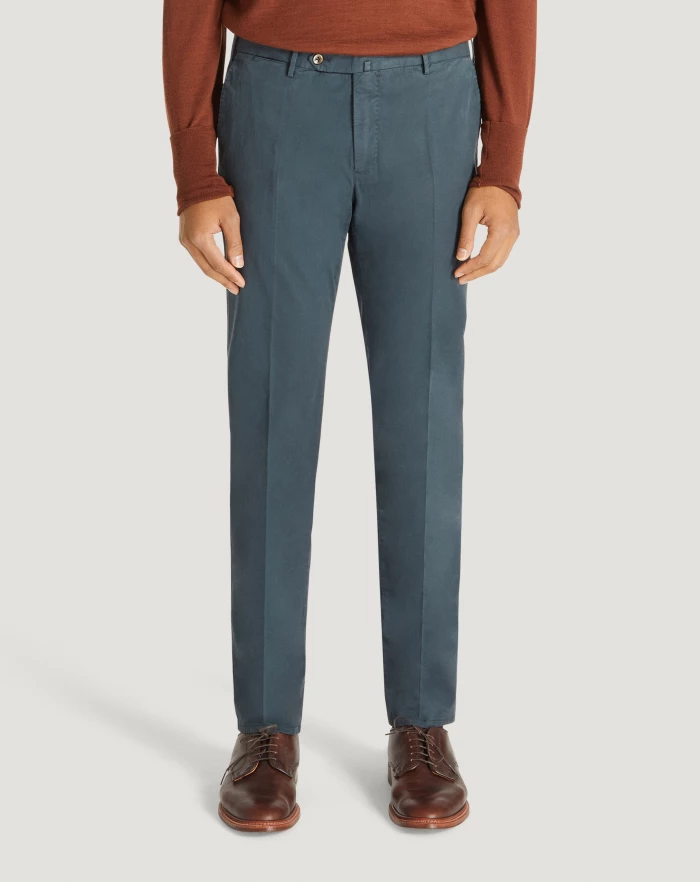 Pantaloni Torino Pantaloni Superslim in gabardina stretch In Saldo